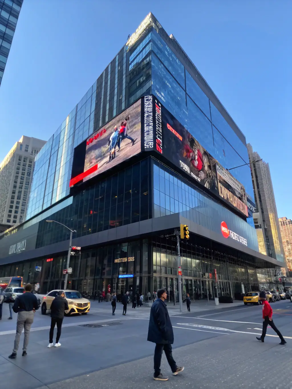 An image of a diverse range of large format LED signs, showcasing different sizes, resolutions, and applications, all available through Infinity Sign Dealers.